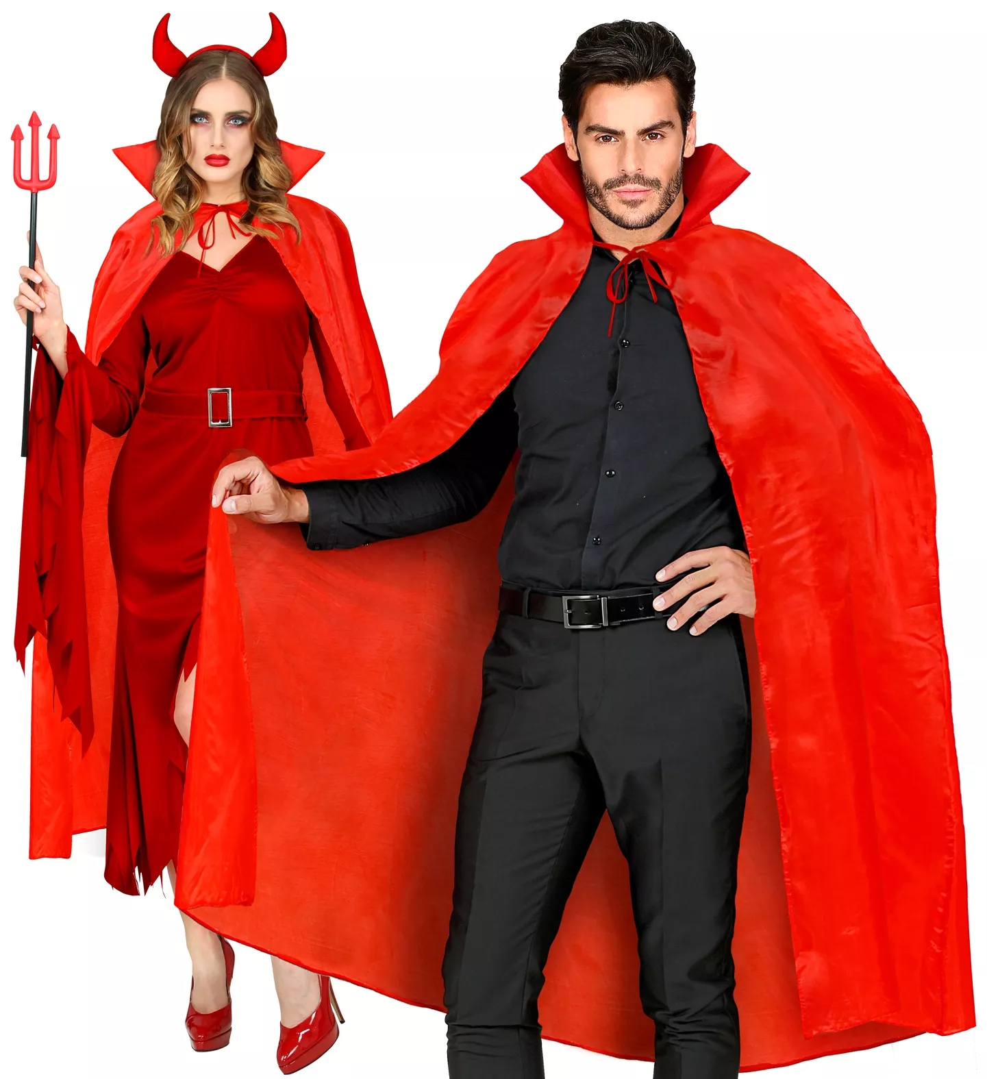 Halloween diavolo capo in 130 centimetri rosso