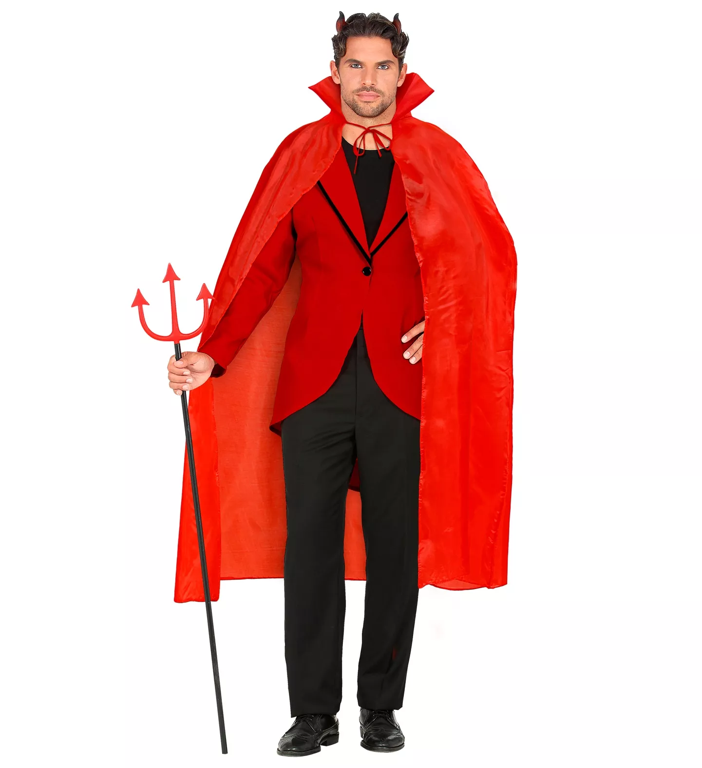 Halloween diavolo capo in 130 centimetri rosso
