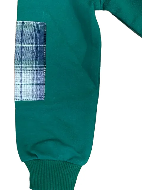 Hangar93 Lightweight children's crewneck sweatshirt Z2657B VER03 green