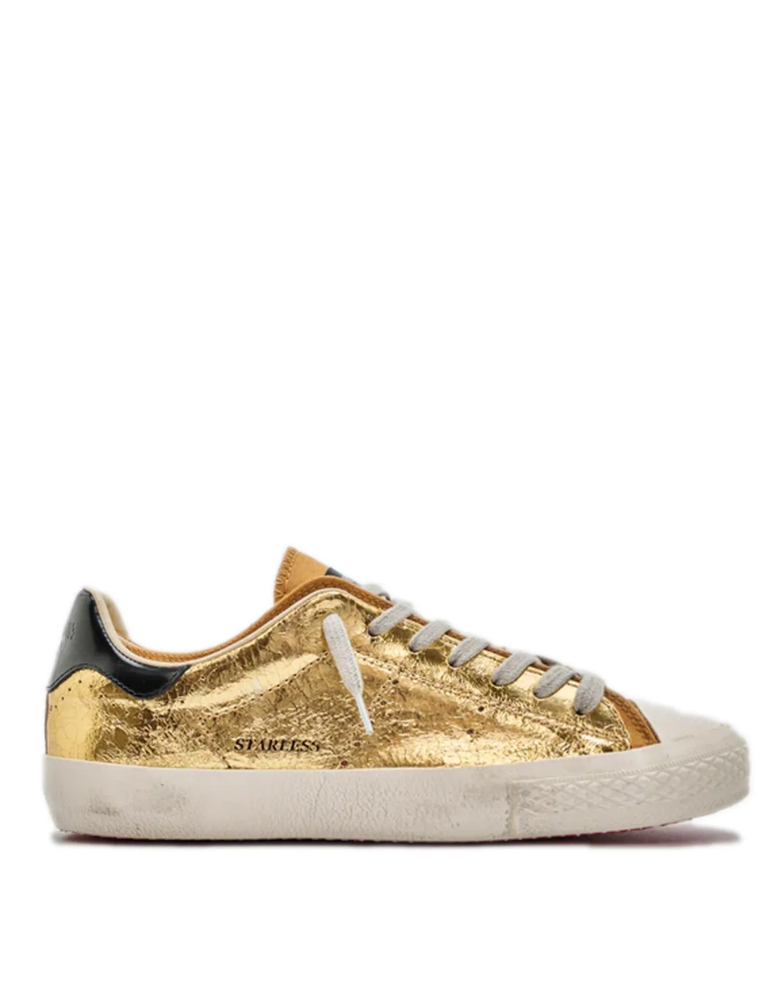 HIDNANDER Sneakers Starless Low Metal Gold