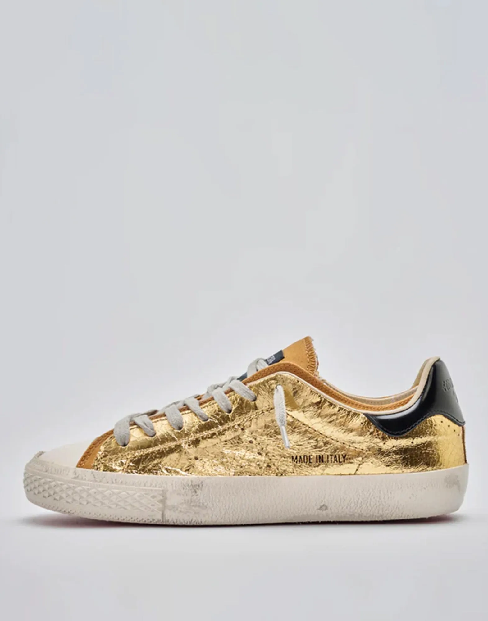 HIDNANDER Sneakers Starless Low Metal Gold