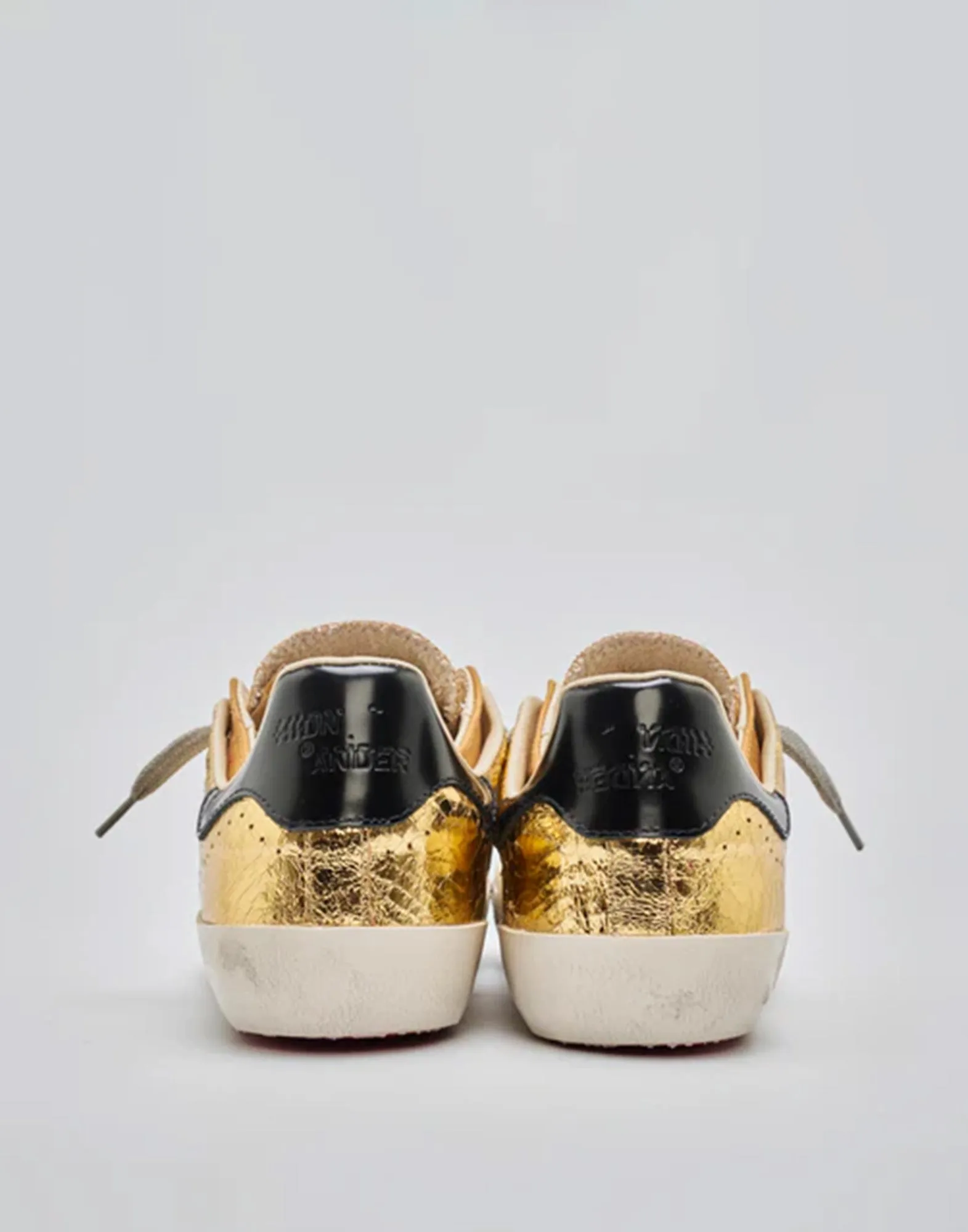 HIDNANDER Sneakers Starless Low Metal Gold