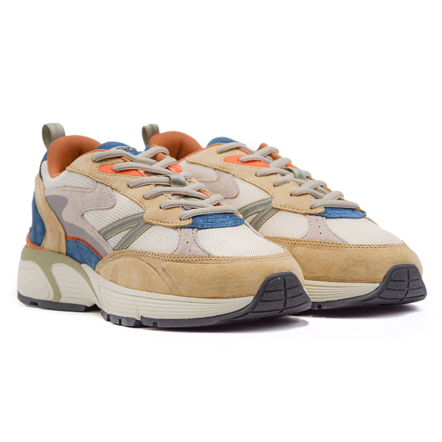 Hoff Sneakers Uomo Colorado Beige Dalla Suola In Gomma Spessa