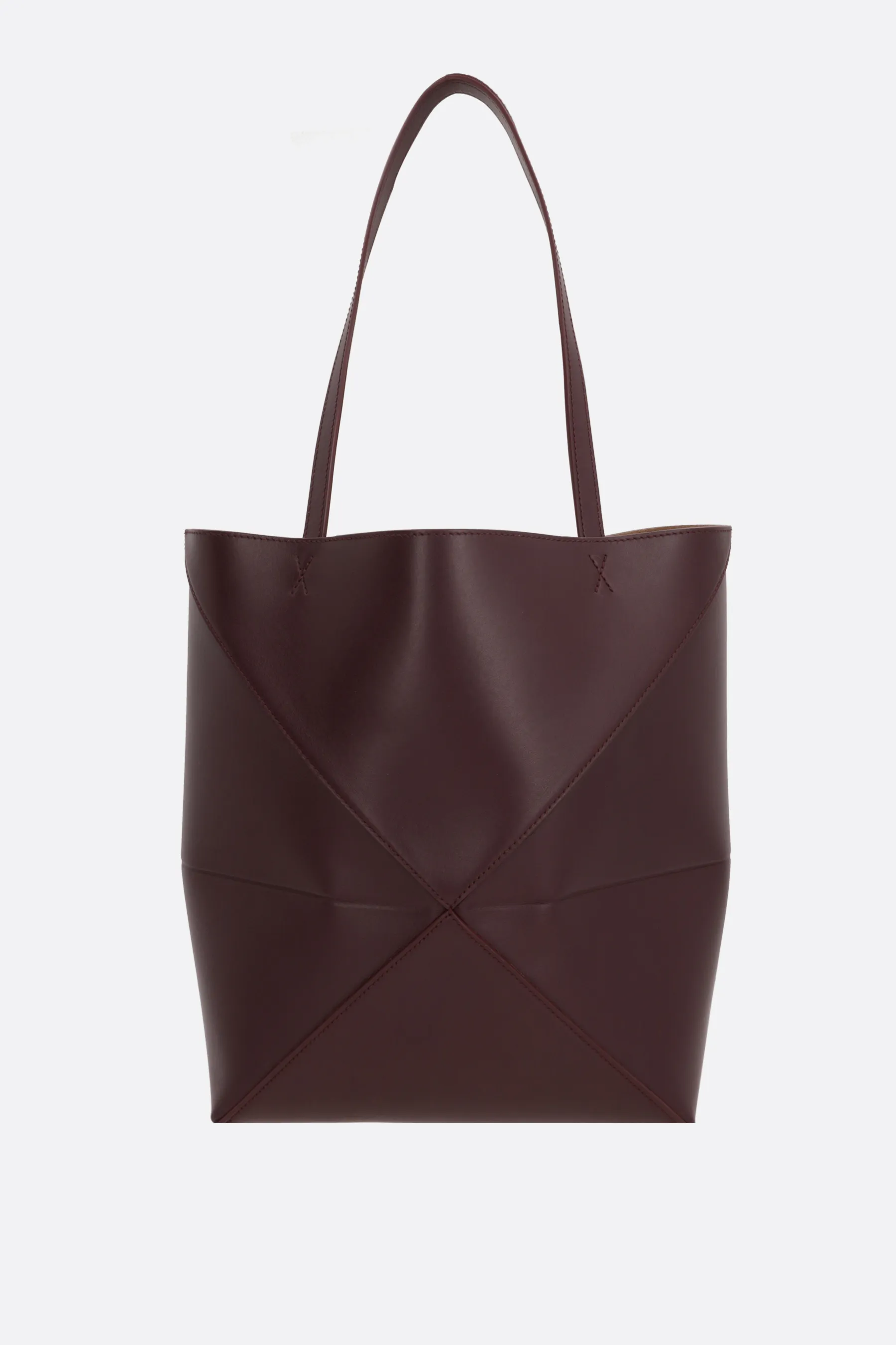  LOEWE borsa tote Puzzle Fold media in pelle liscia 