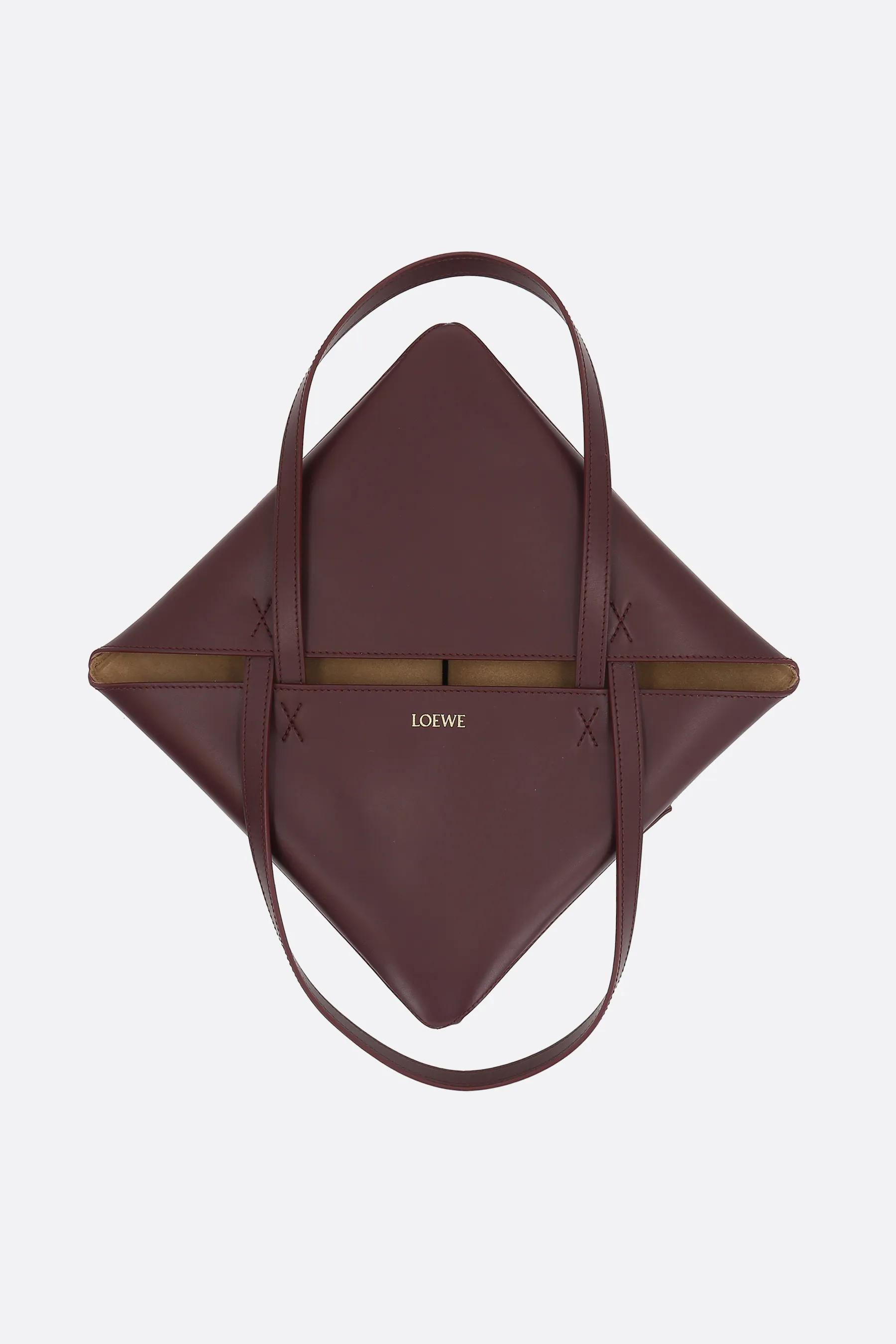  LOEWE borsa tote Puzzle Fold media in pelle liscia 