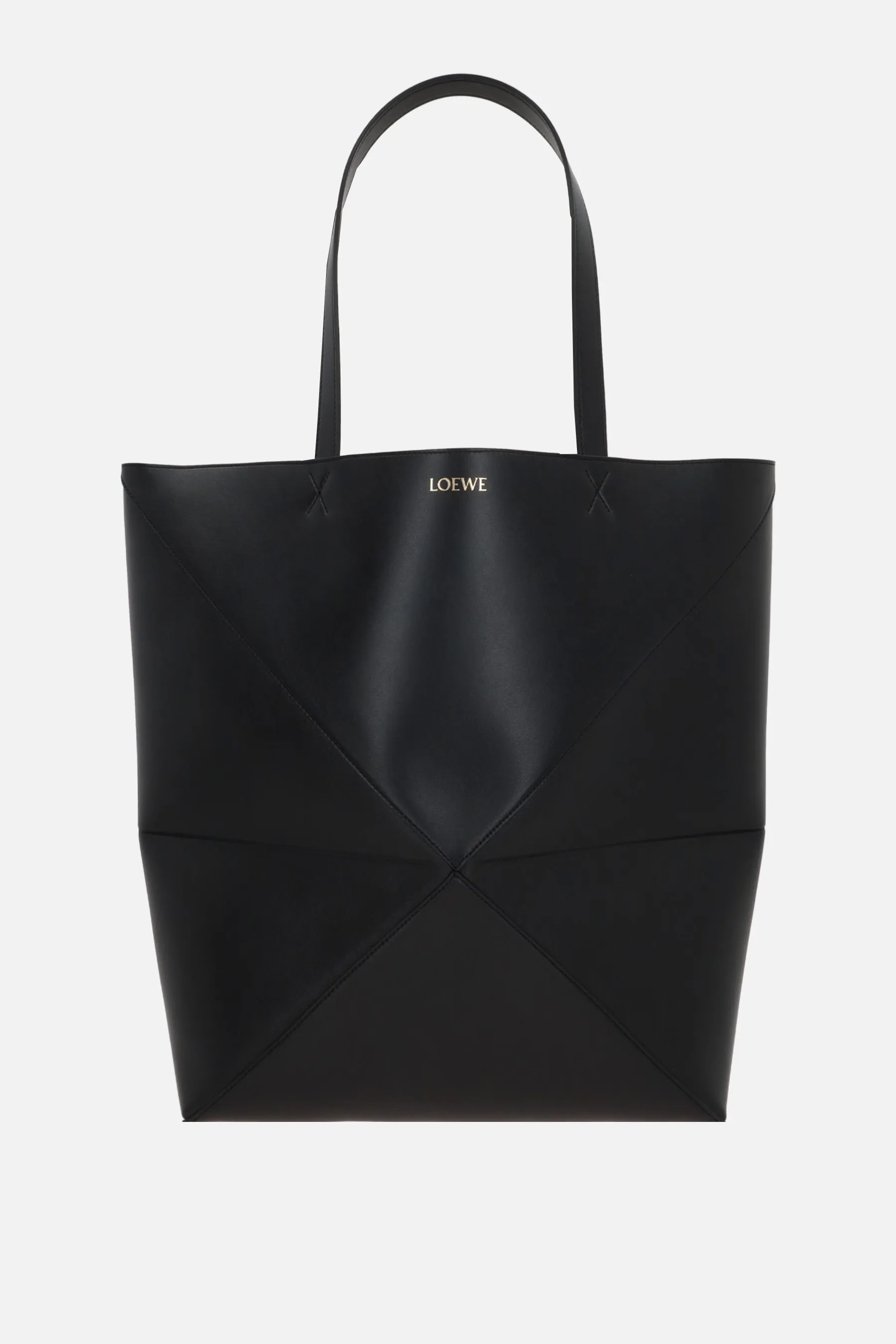  LOEWE borsa tote Puzzle Fold XL in pelle liscia 