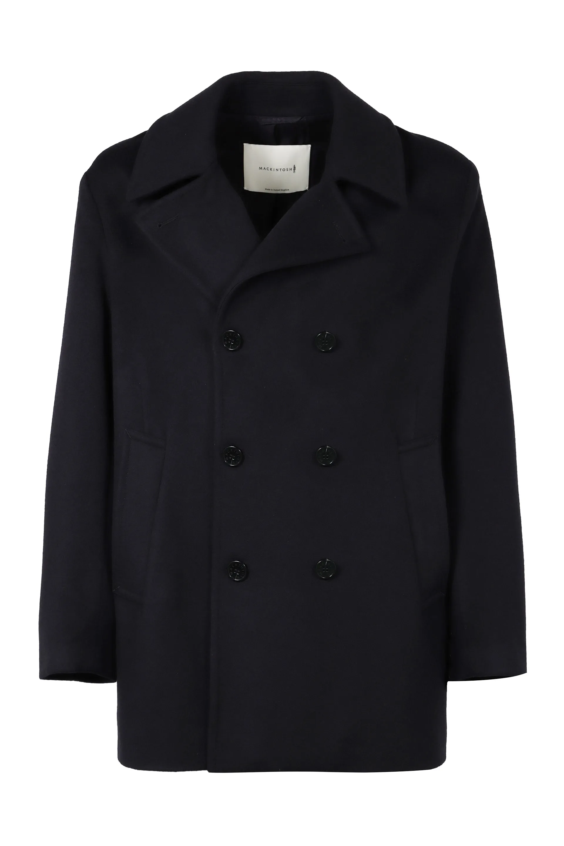 Mackintosh Peacoat in misto lana