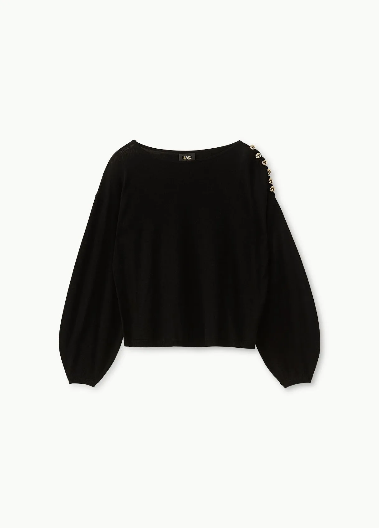 Maglia in lana con borchie
