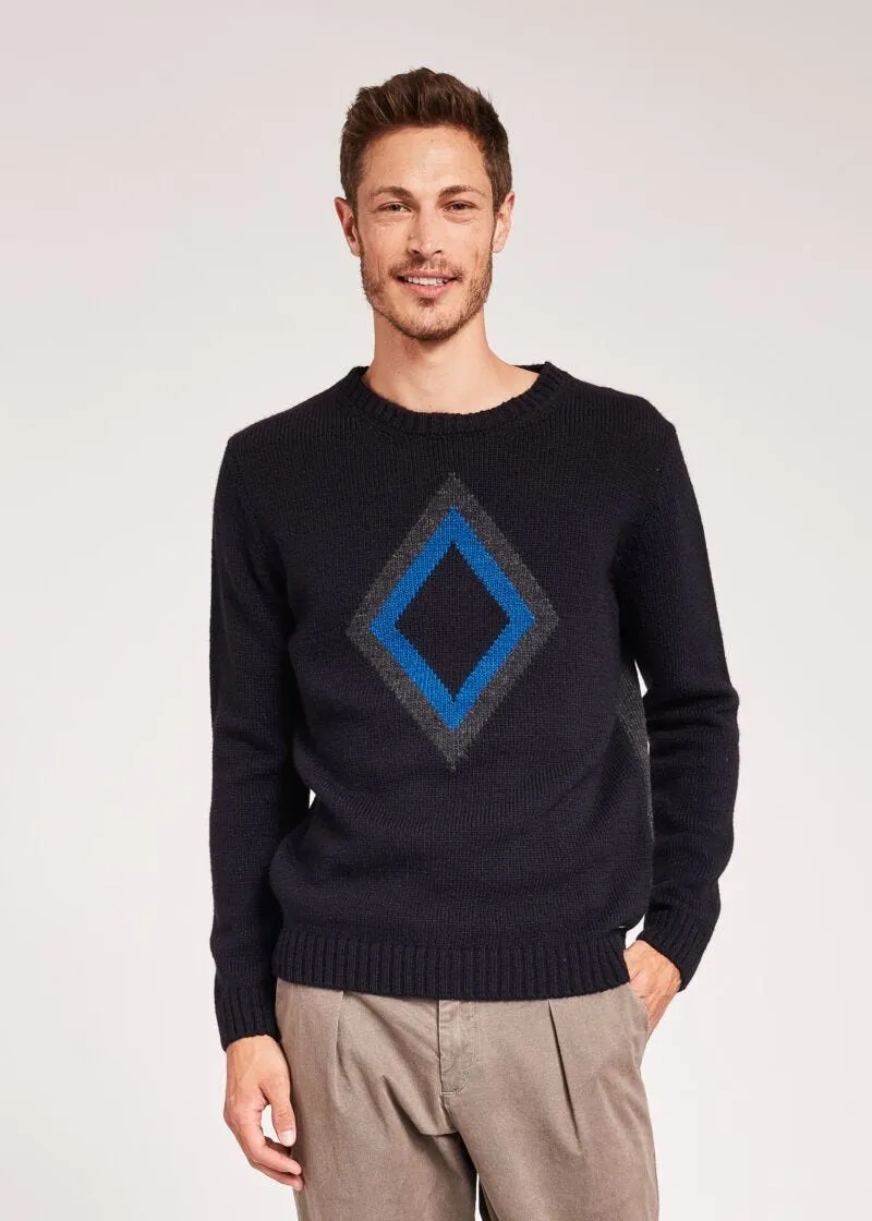 Maglia in lana e viscosa