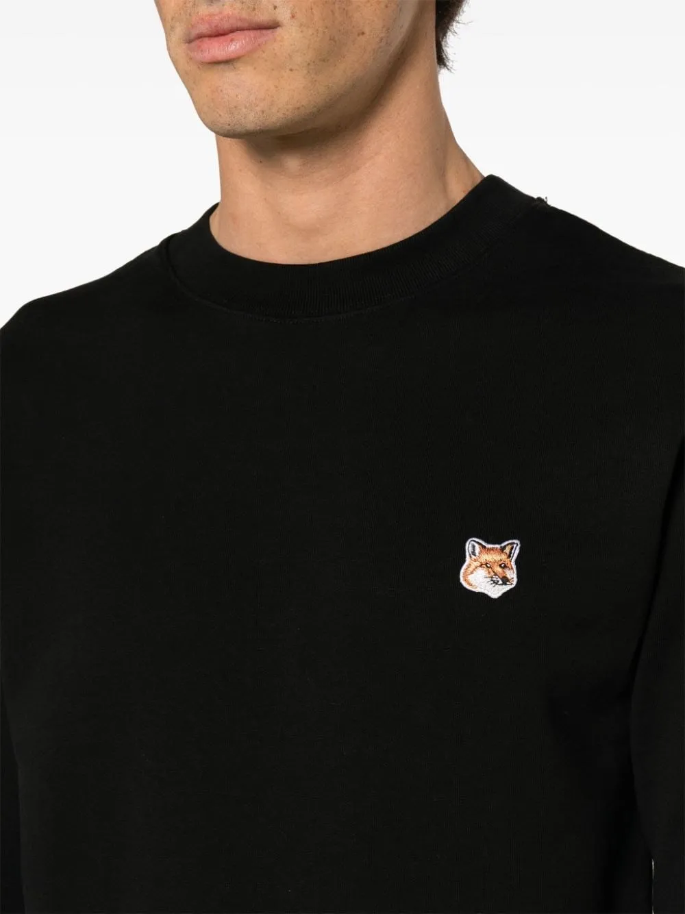 Maison Kitsuné-Felpa con applicazione