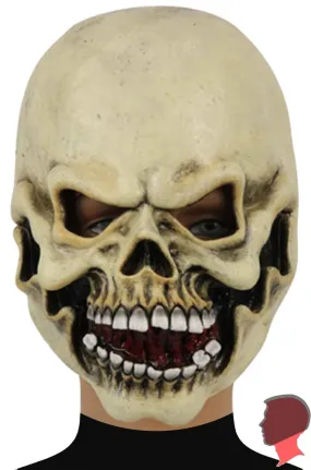 Maschera da teschio halloween a tutta testa