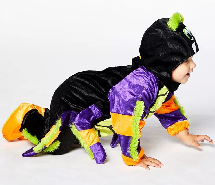 Mini costume da bambino ragno di Halloween