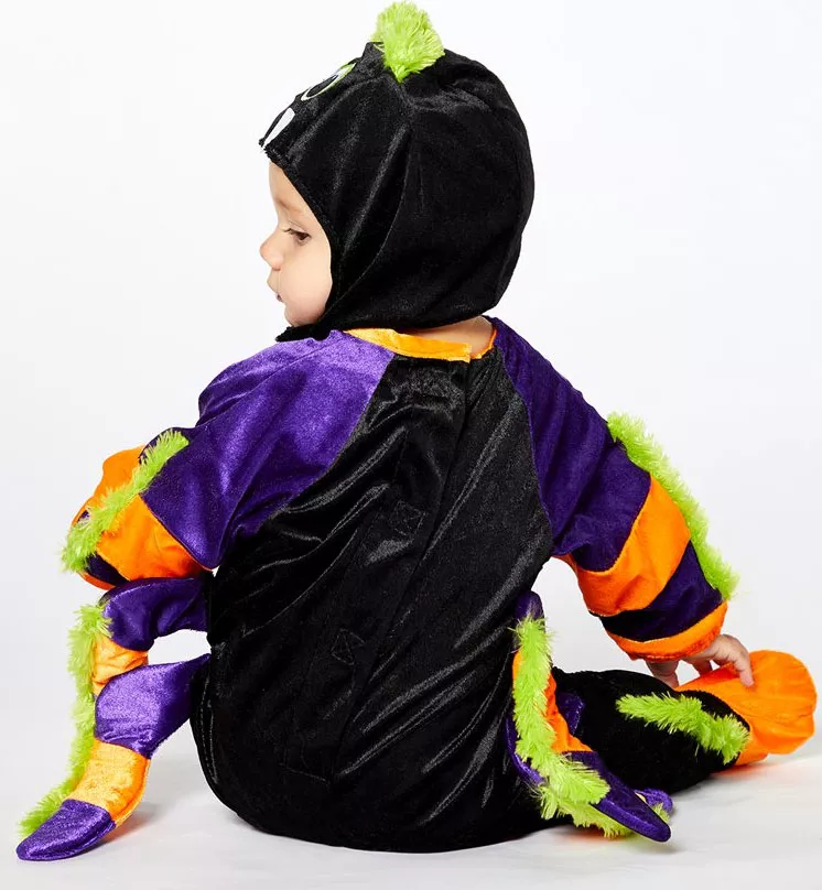 Mini costume da bambino ragno di Halloween
