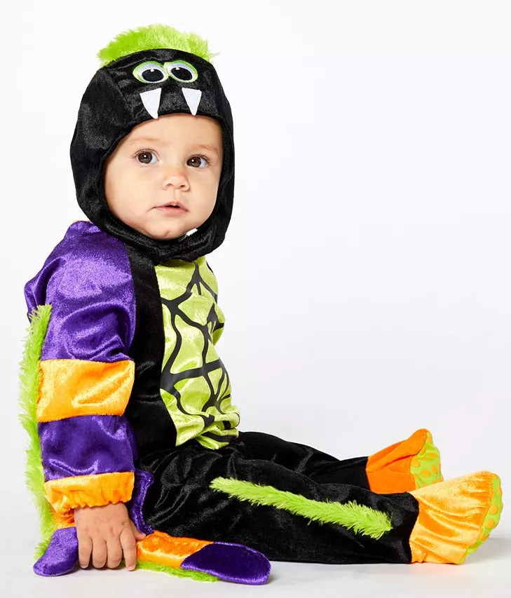 Mini costume da bambino ragno di Halloween