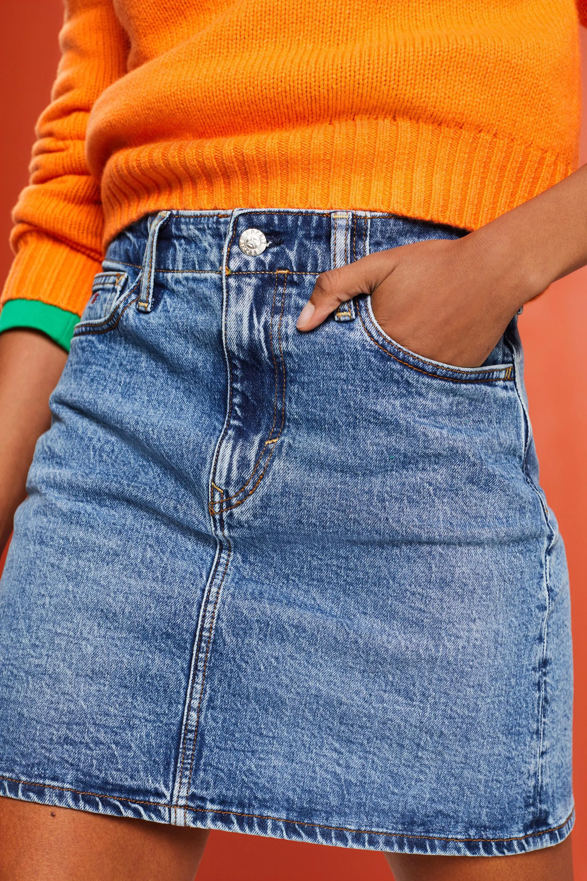 Minigonna in denim