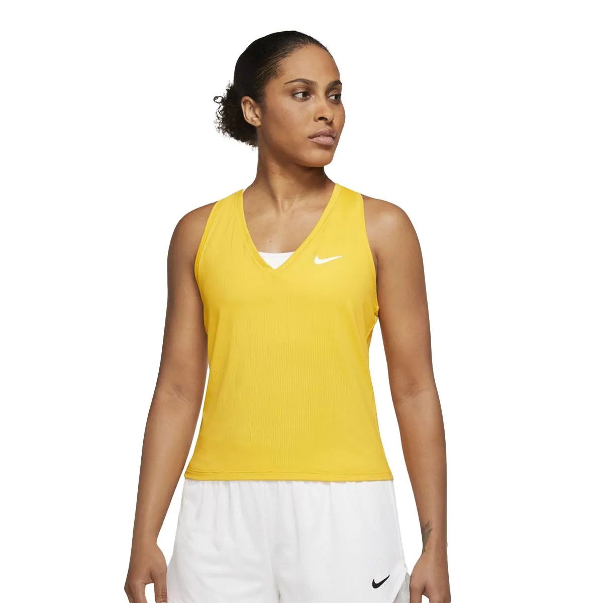 Nike Canotta NikeCourt Victory Donna Giallo
