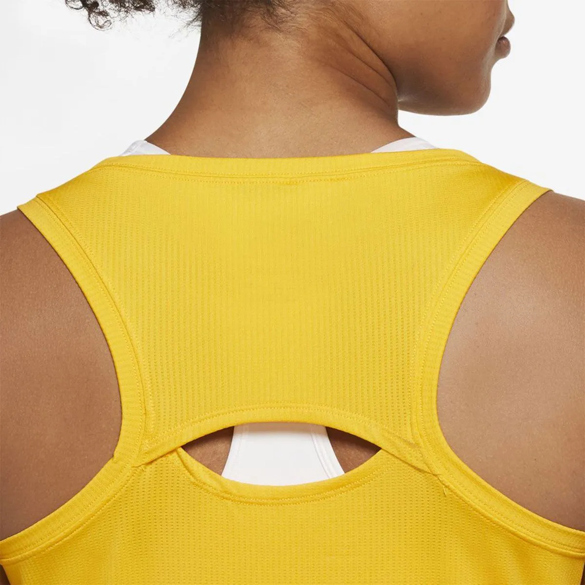 Nike Canotta NikeCourt Victory Donna Giallo