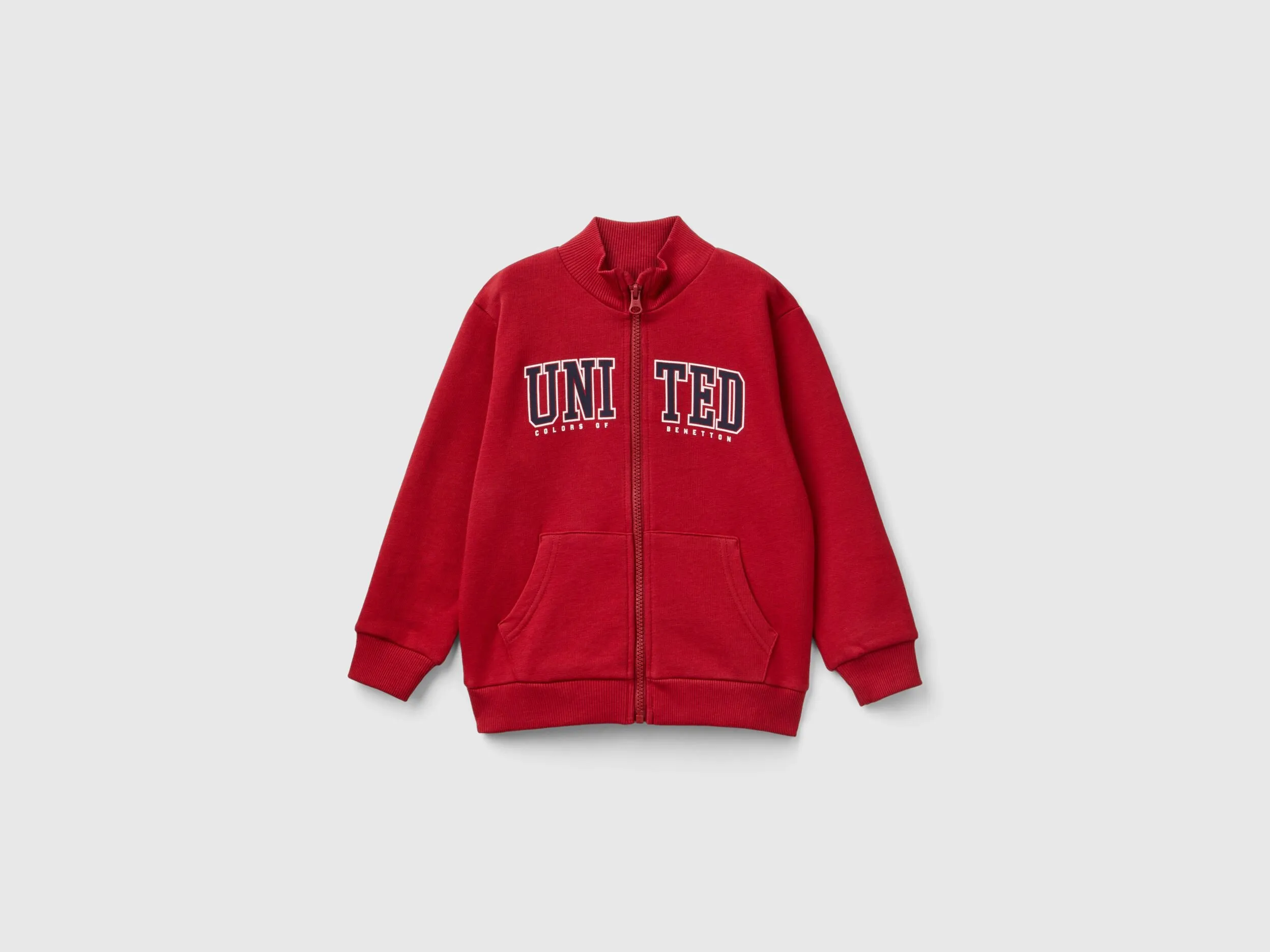 Nuovi arrivi Felpa in cotone bio con zip