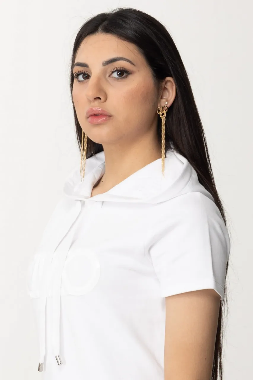 Orecchini pendenti con logo NEW GOLD