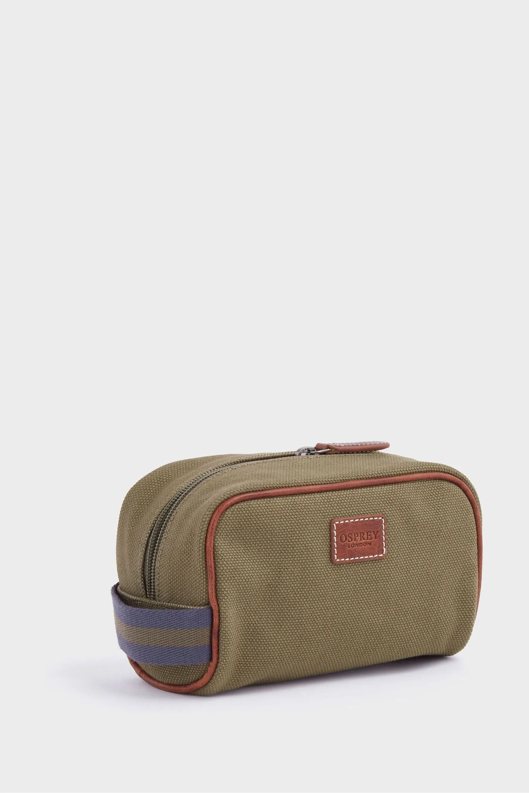 OSPREY LONDON - The Maverick - Borsa in pelle con beauty-case