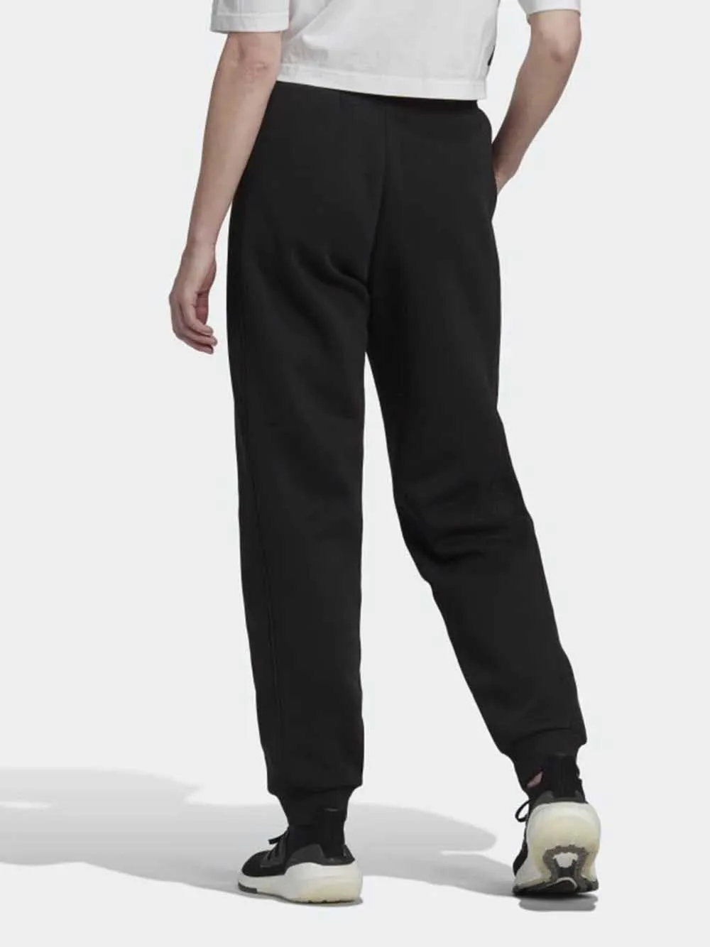 Pantalone Adidas da donna nero in felpa over Art:HK0439