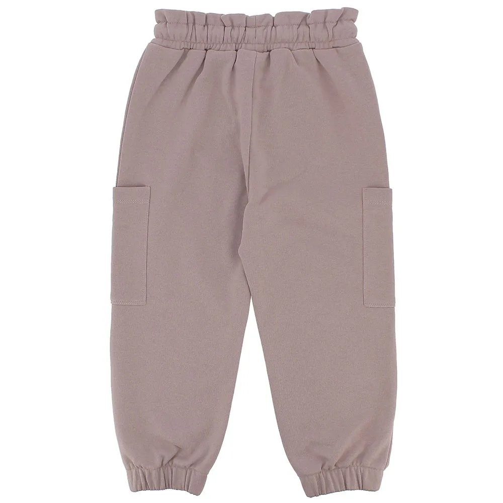 Pantalone in felpa da bambina, rosa            