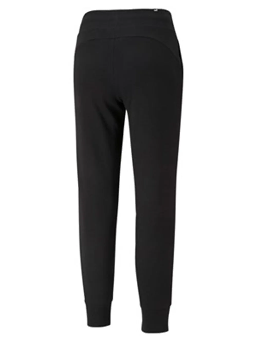 Pantalone Puma nero da donna in felpa garzata essential Art:586842-01