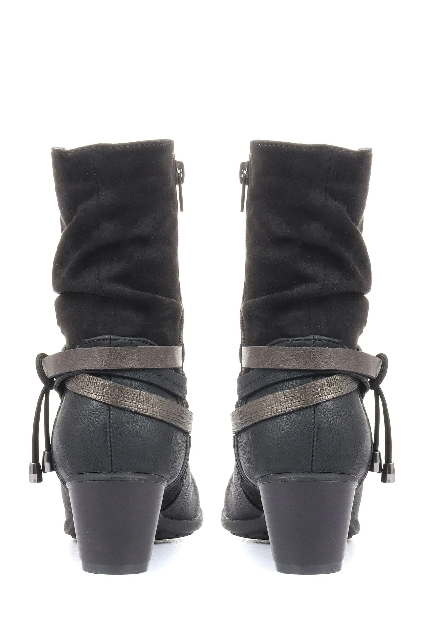 Pavers Ladies - Scarpe da ginnastica a metà polpaccio con tacco Stivali