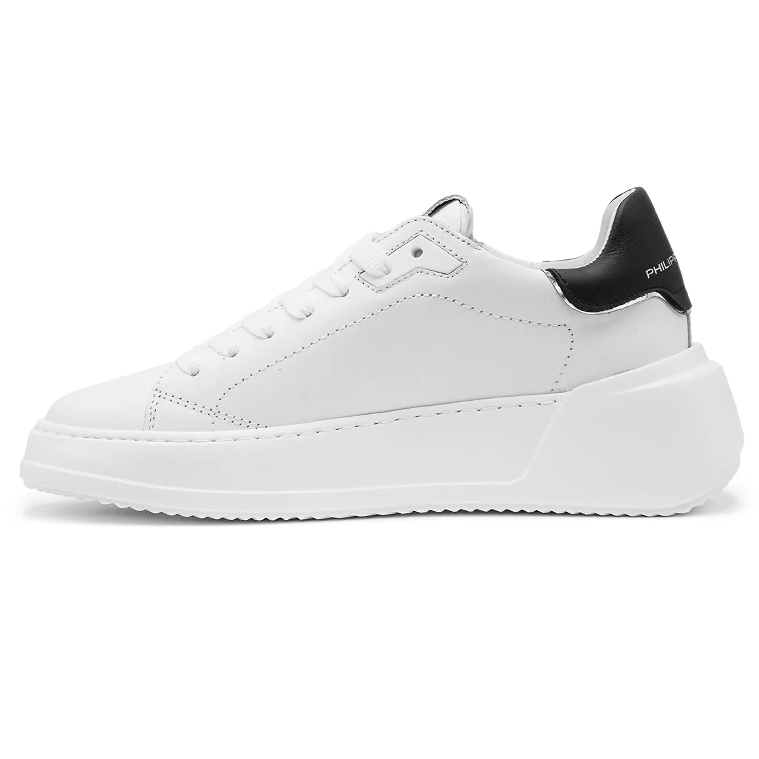 Philippe Model Temple Donna Sneakers Bianco Dettagli A Specchio