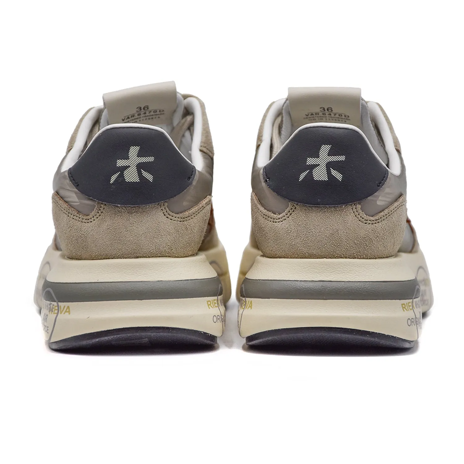 Premiata Sneakers Cassie 6470 Grigio Tomaia Stile Retrò Donna