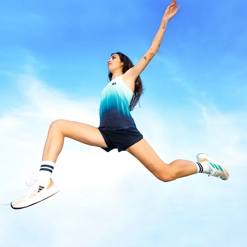 Race Verde Acqua Canottiera Donna