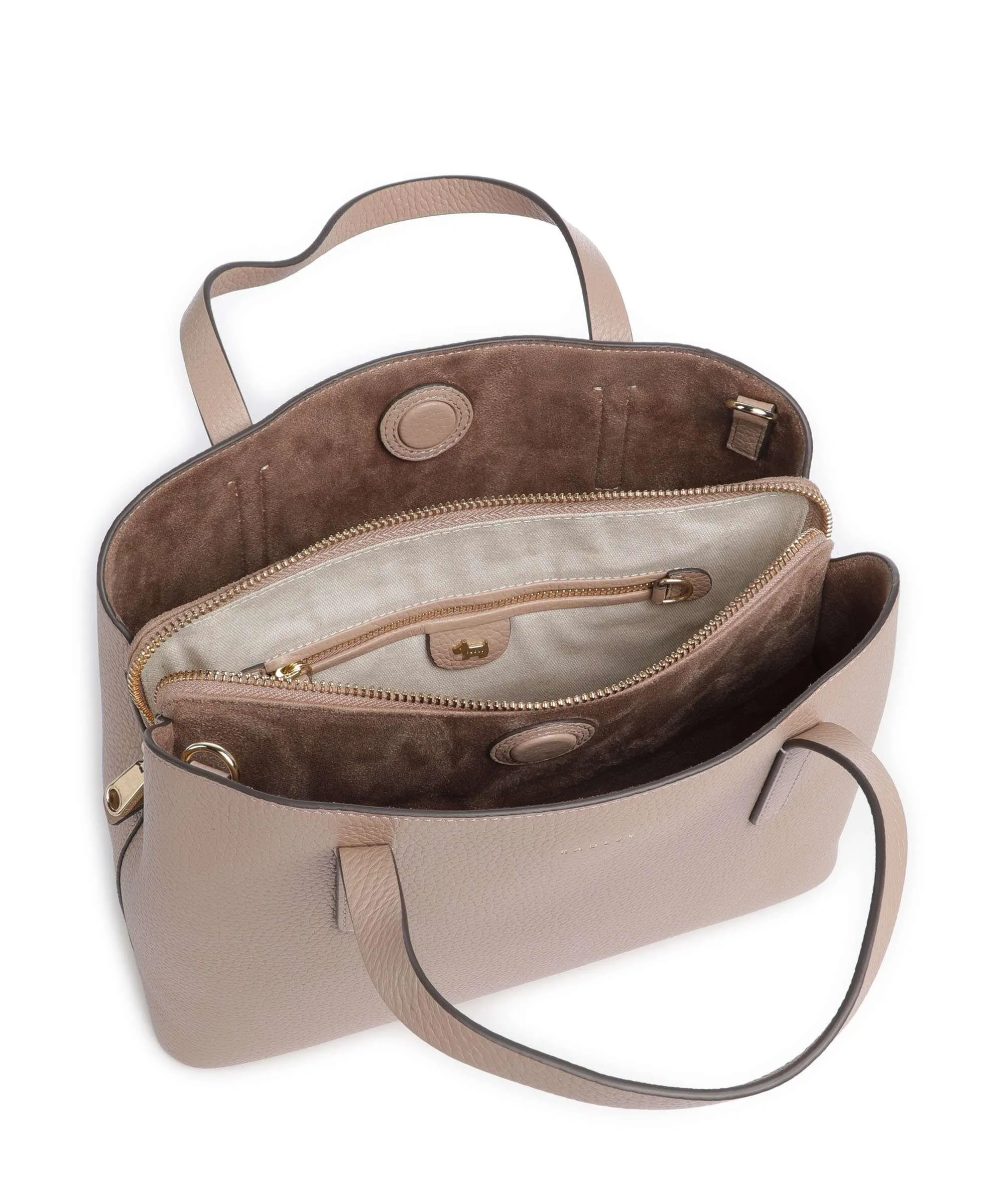 Radley London Dukes Place Borsa a mano pelle granulata beige  