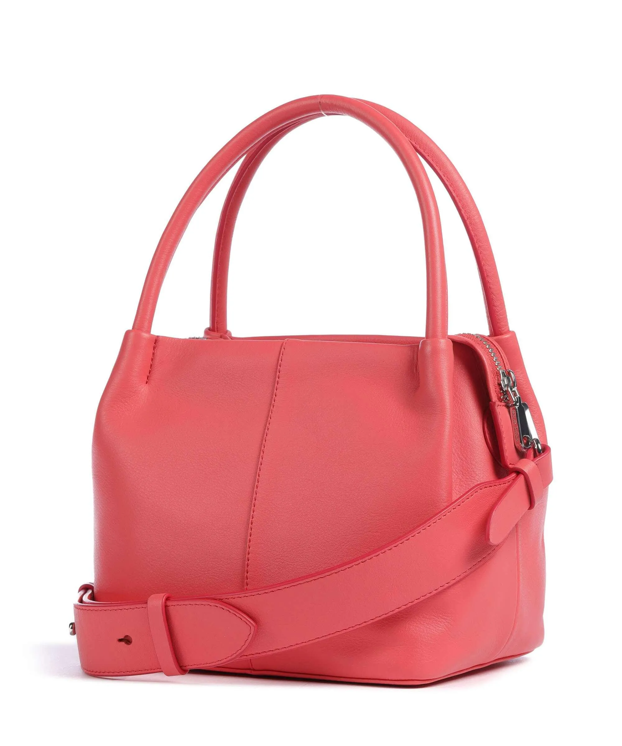  Radley London Ivydale Road Borsa a mano pelle di vacchetta grana luce rossa  