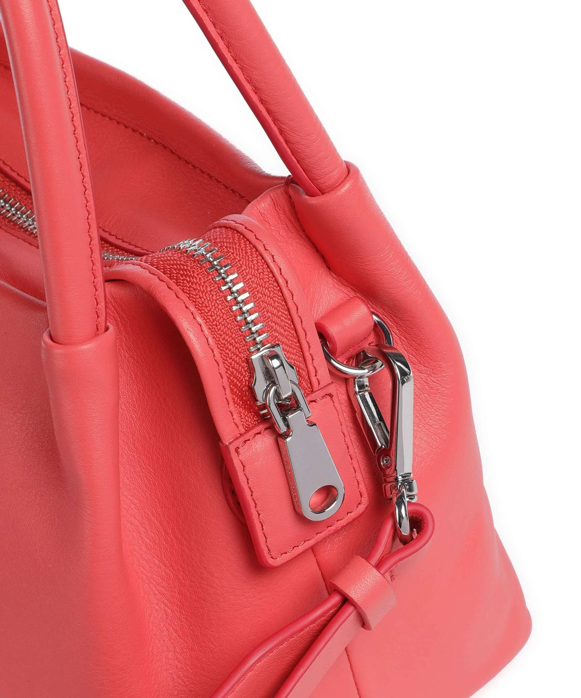 Radley London Ivydale Road Borsa a mano pelle di vacchetta grana luce rossa  