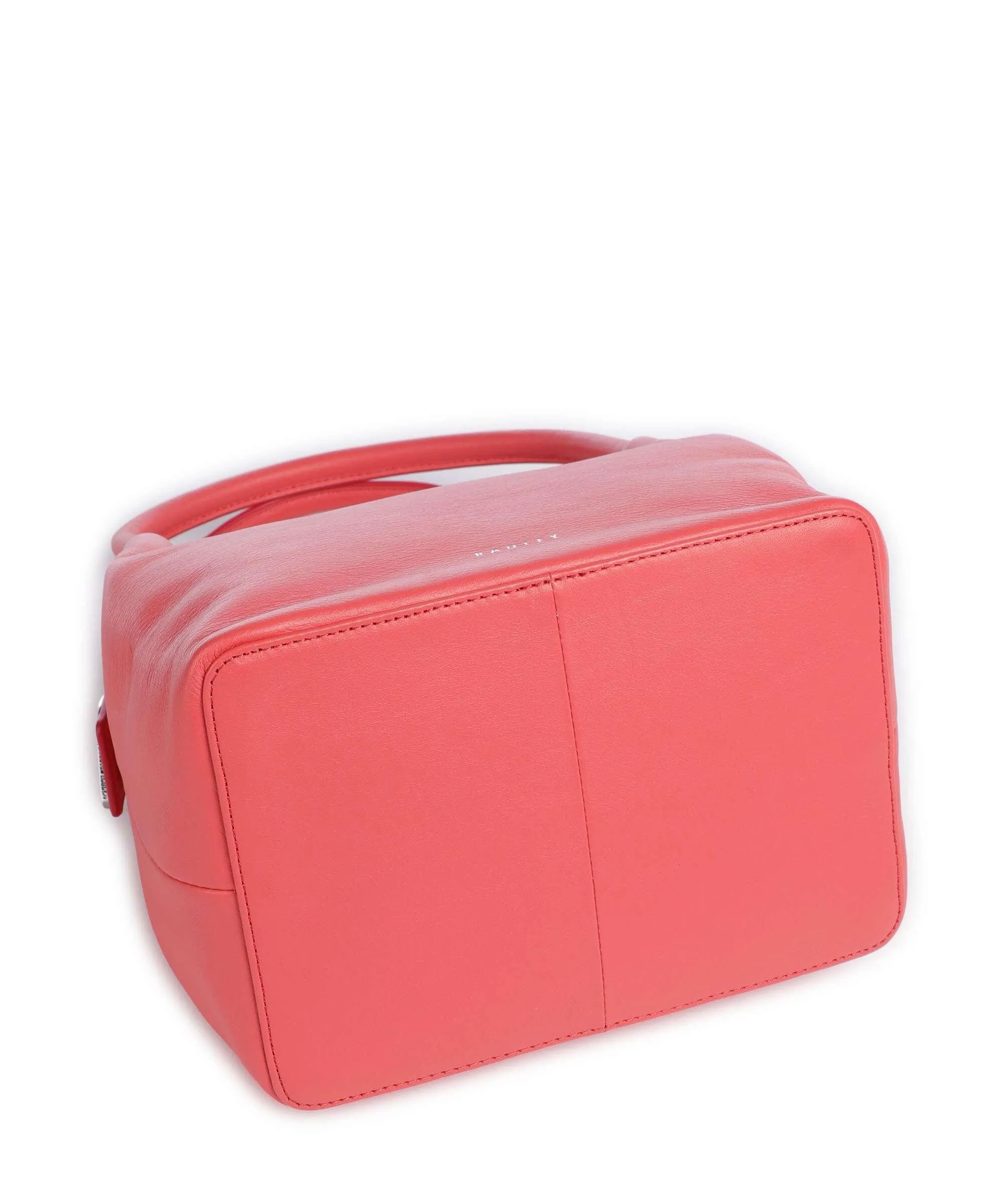  Radley London Ivydale Road Borsa a mano pelle di vacchetta grana luce rossa  