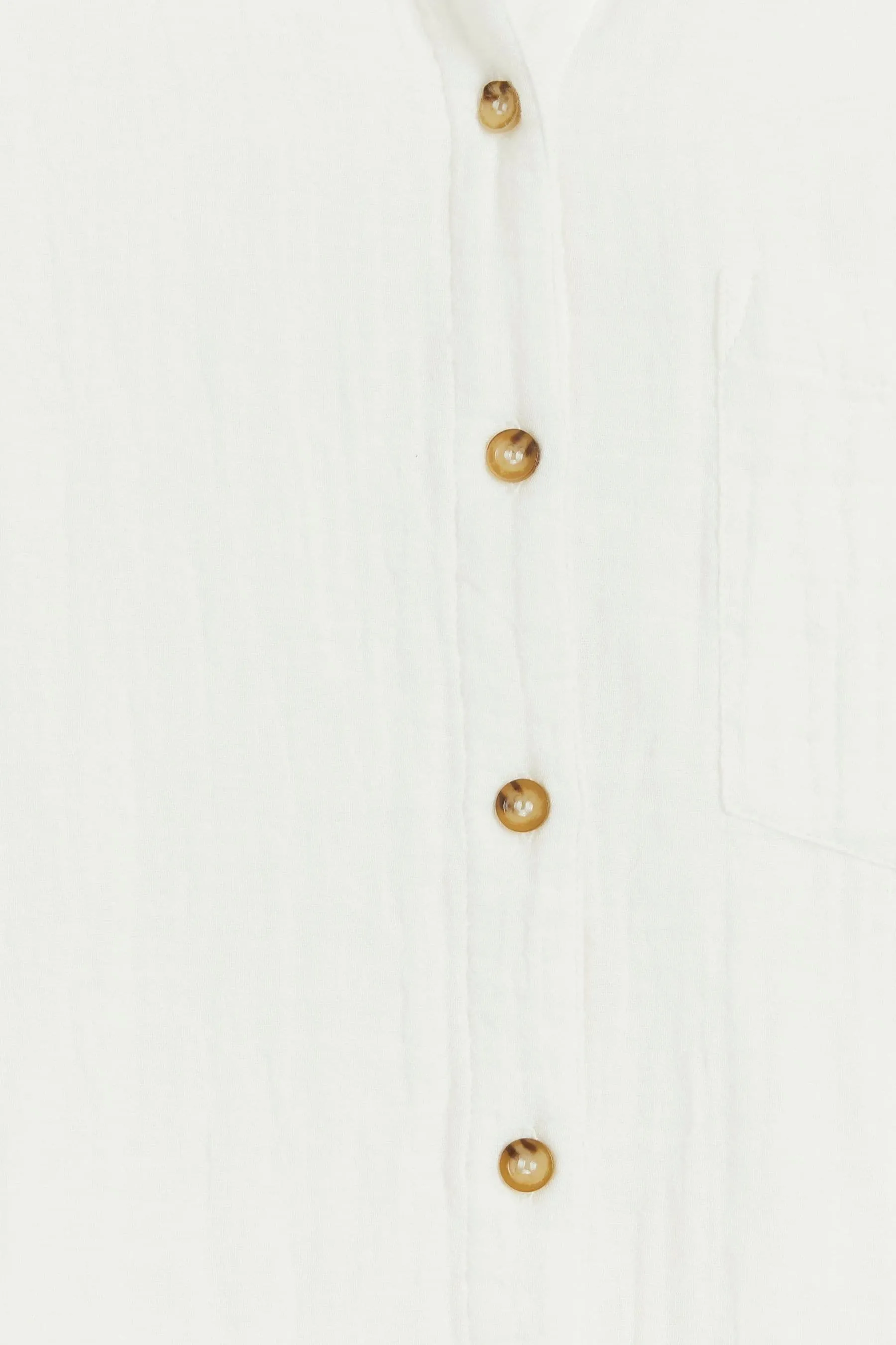 River Island - Camicia in lino effetto lino