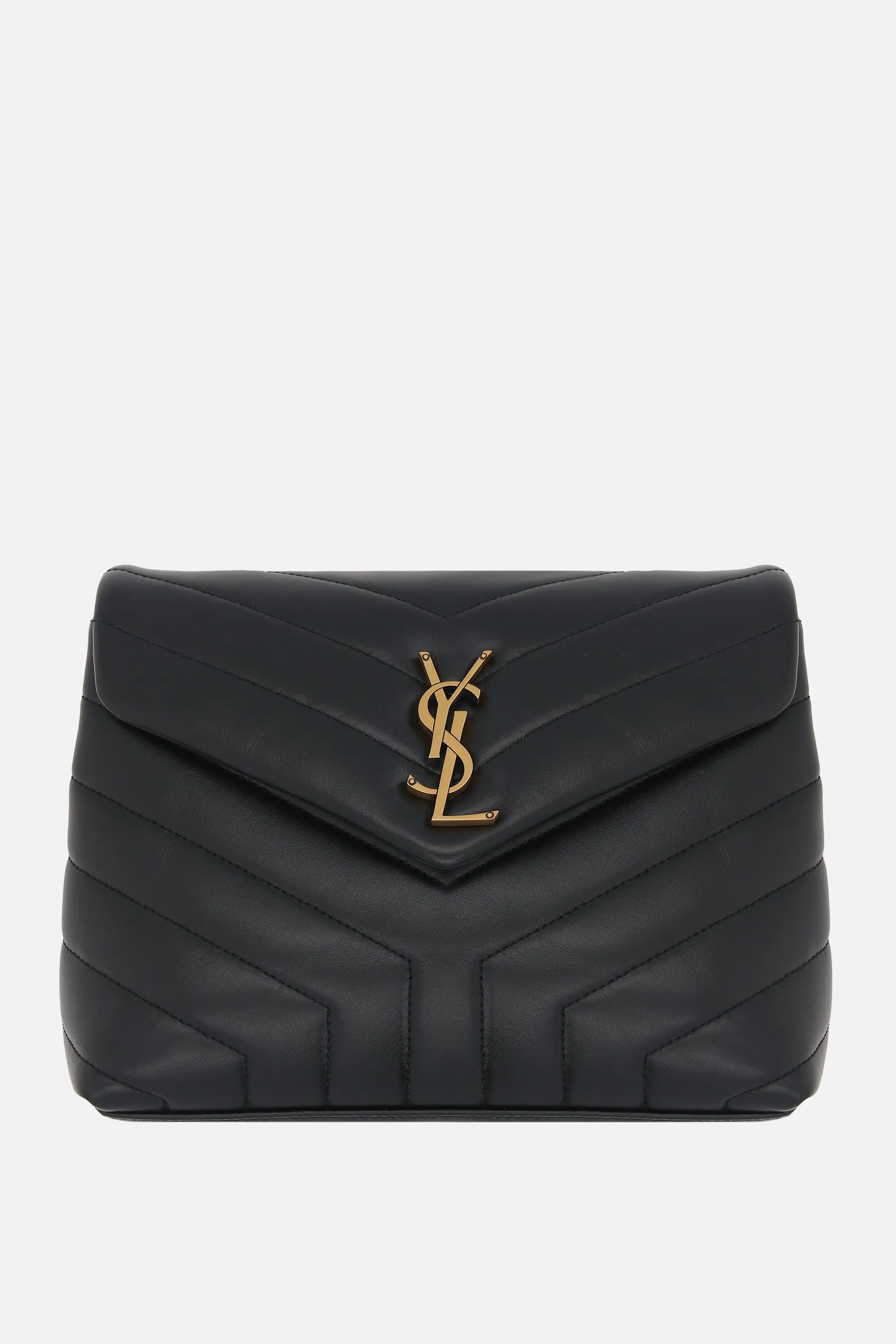  SAINT LAURENT borsa a spalla Loulou small in pelle matelassé 