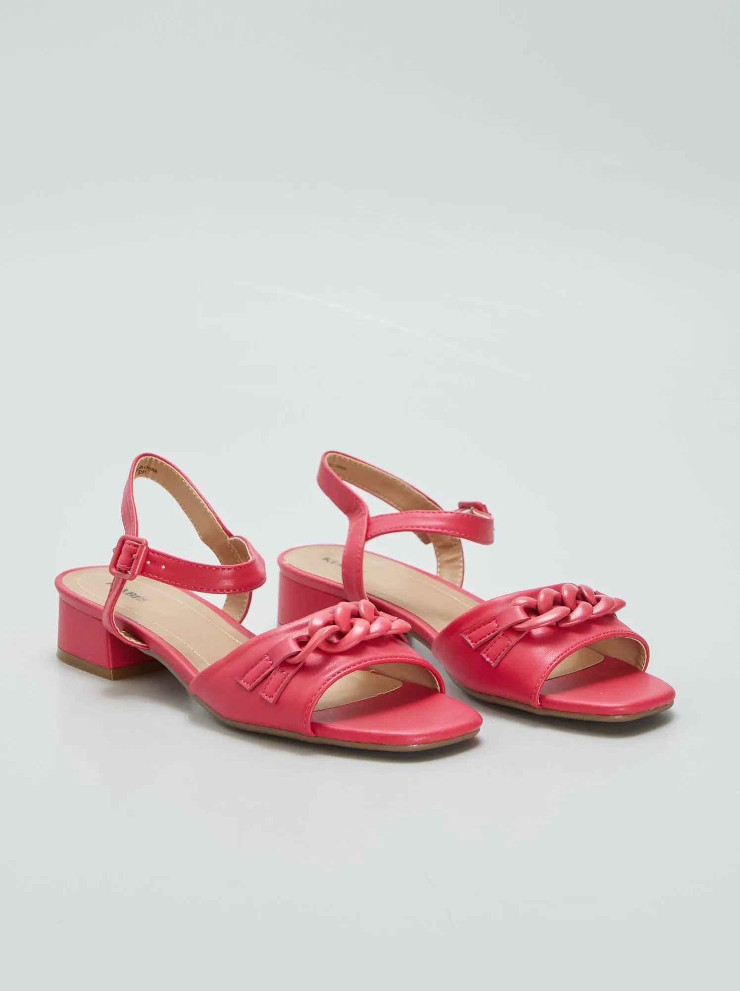 Sandali con tacco - ROSSO