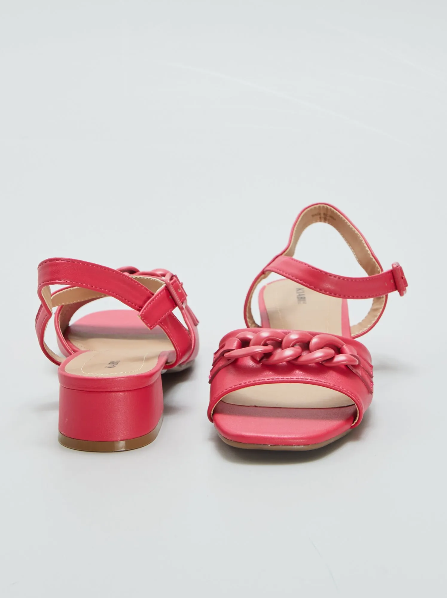 Sandali con tacco - ROSSO