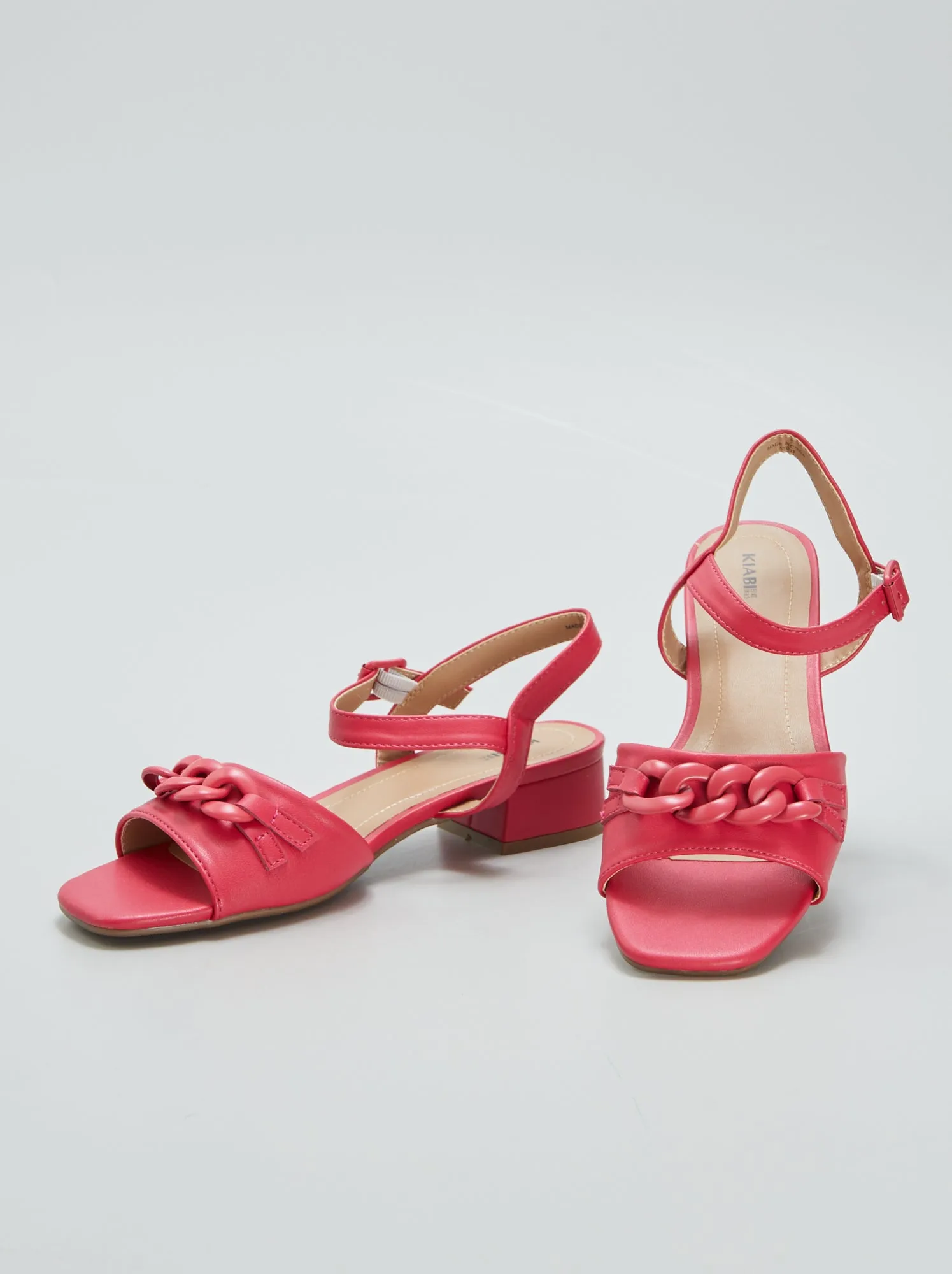 Sandali con tacco - ROSSO