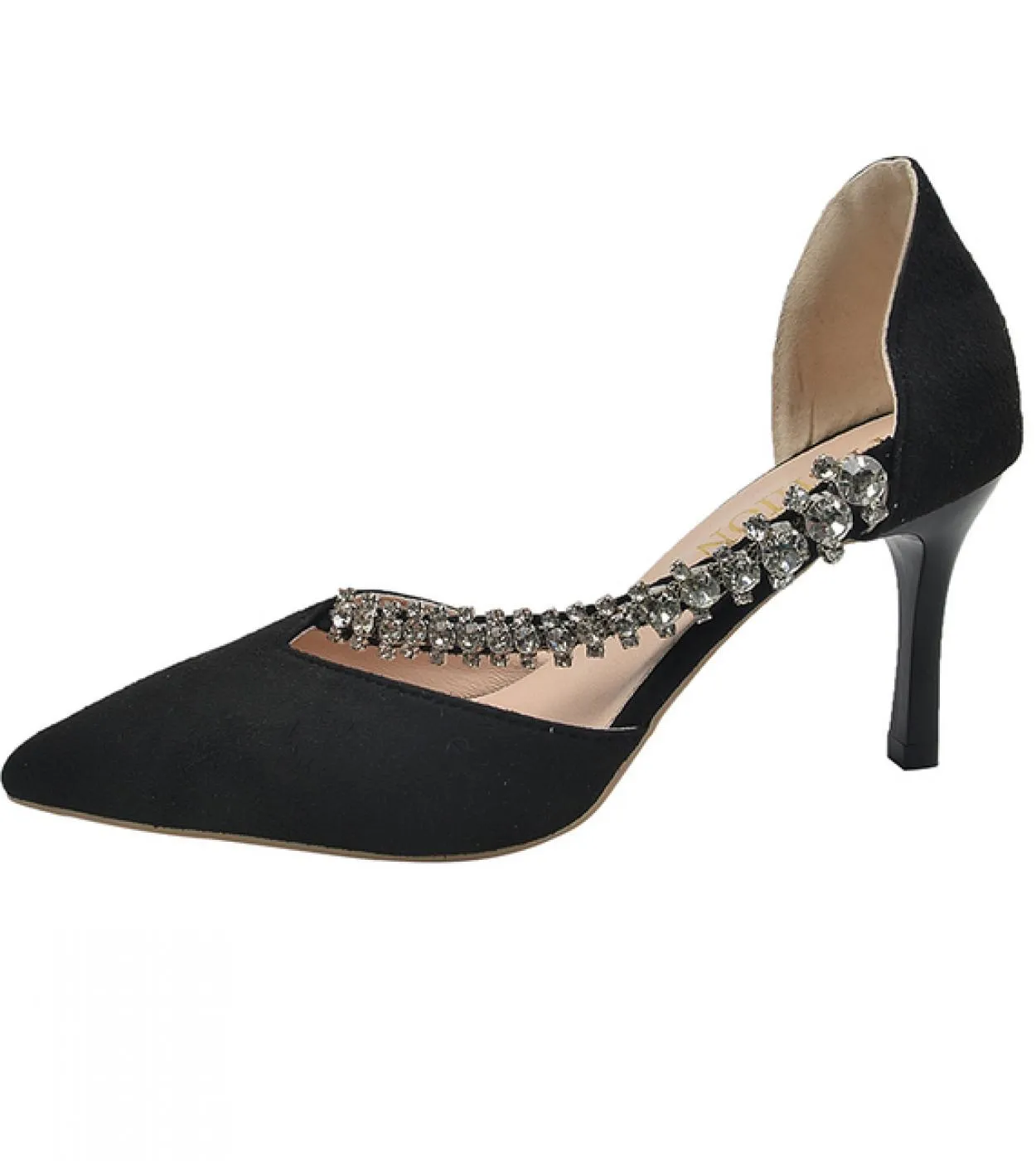 Scarpe con tacco alto da donna Scarpe da ufficio comode blu carine con tacco alto 2023 Lady Fashion Sweet Spring Slip On High He