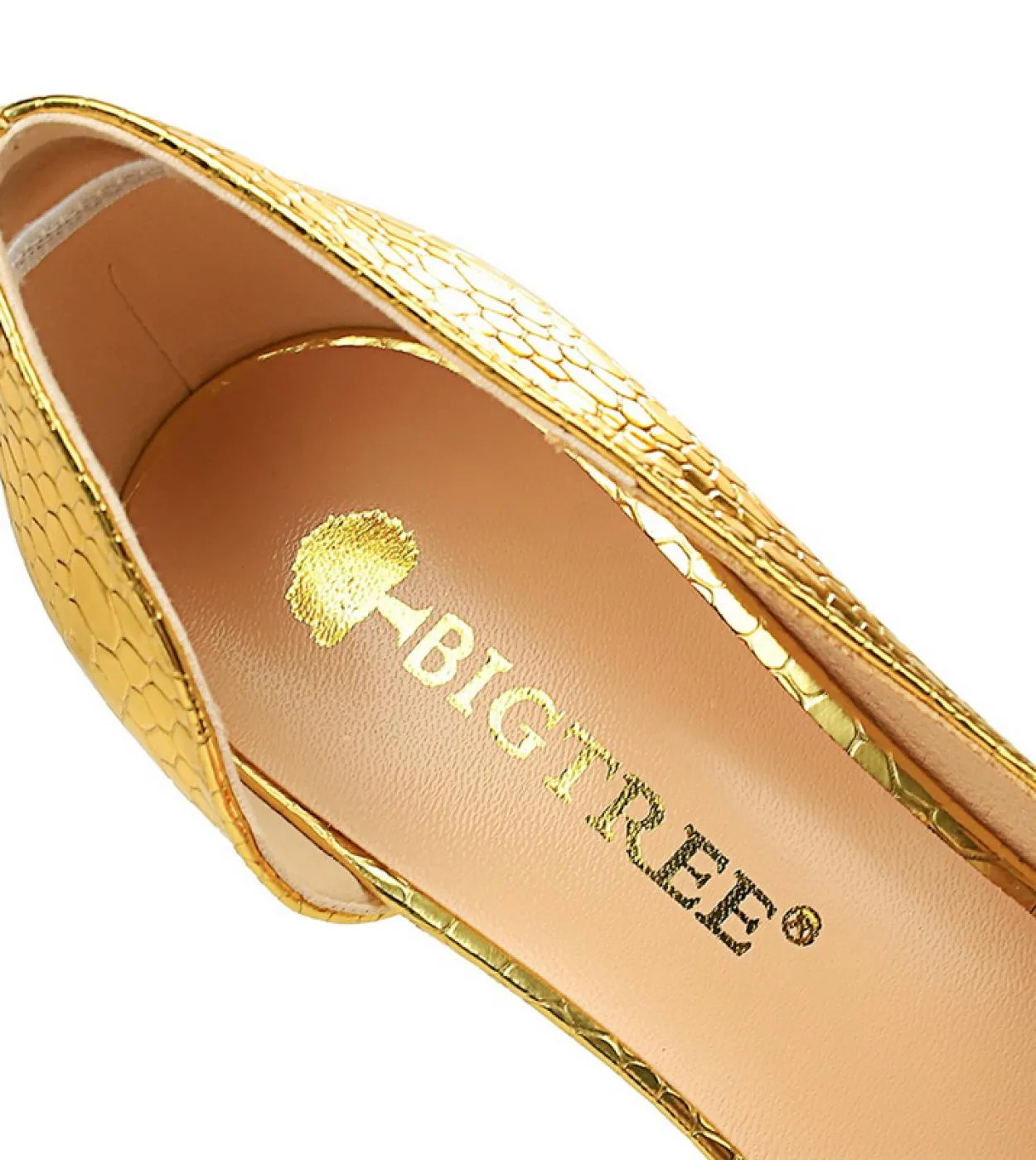 Scarpe con tacco basso oro Décolleté con tacco alto in pelle da sposa in pelle da donna 2023