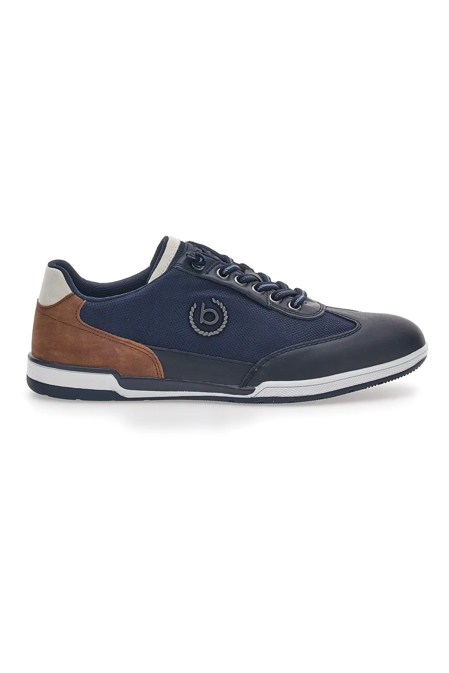 Scarpe Stringate Blu Con Logo Laterale Bugatti 32172603