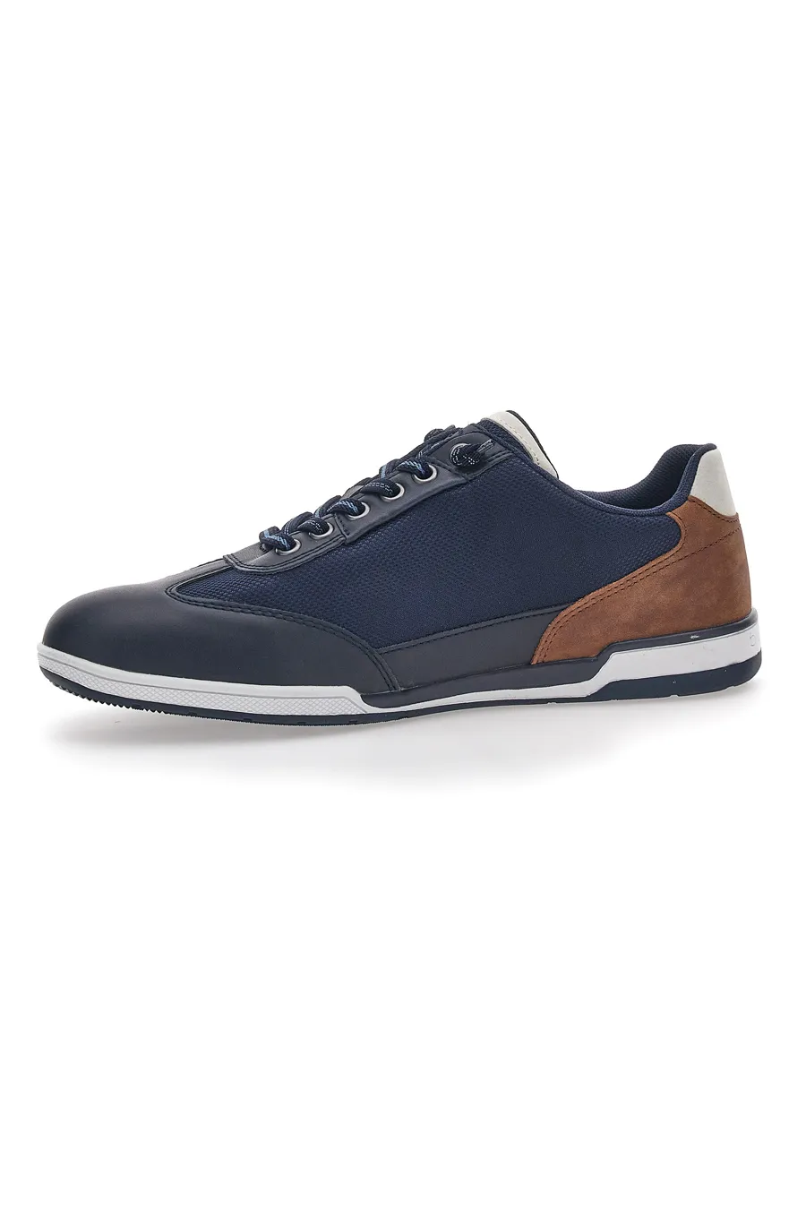 Scarpe Stringate Blu Con Logo Laterale Bugatti 32172603