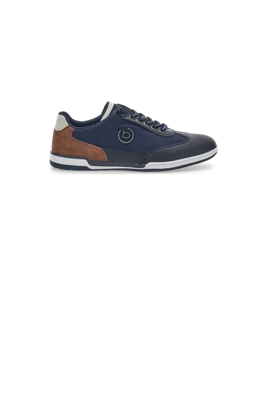 Scarpe Stringate Blu Con Logo Laterale Bugatti 32172603
