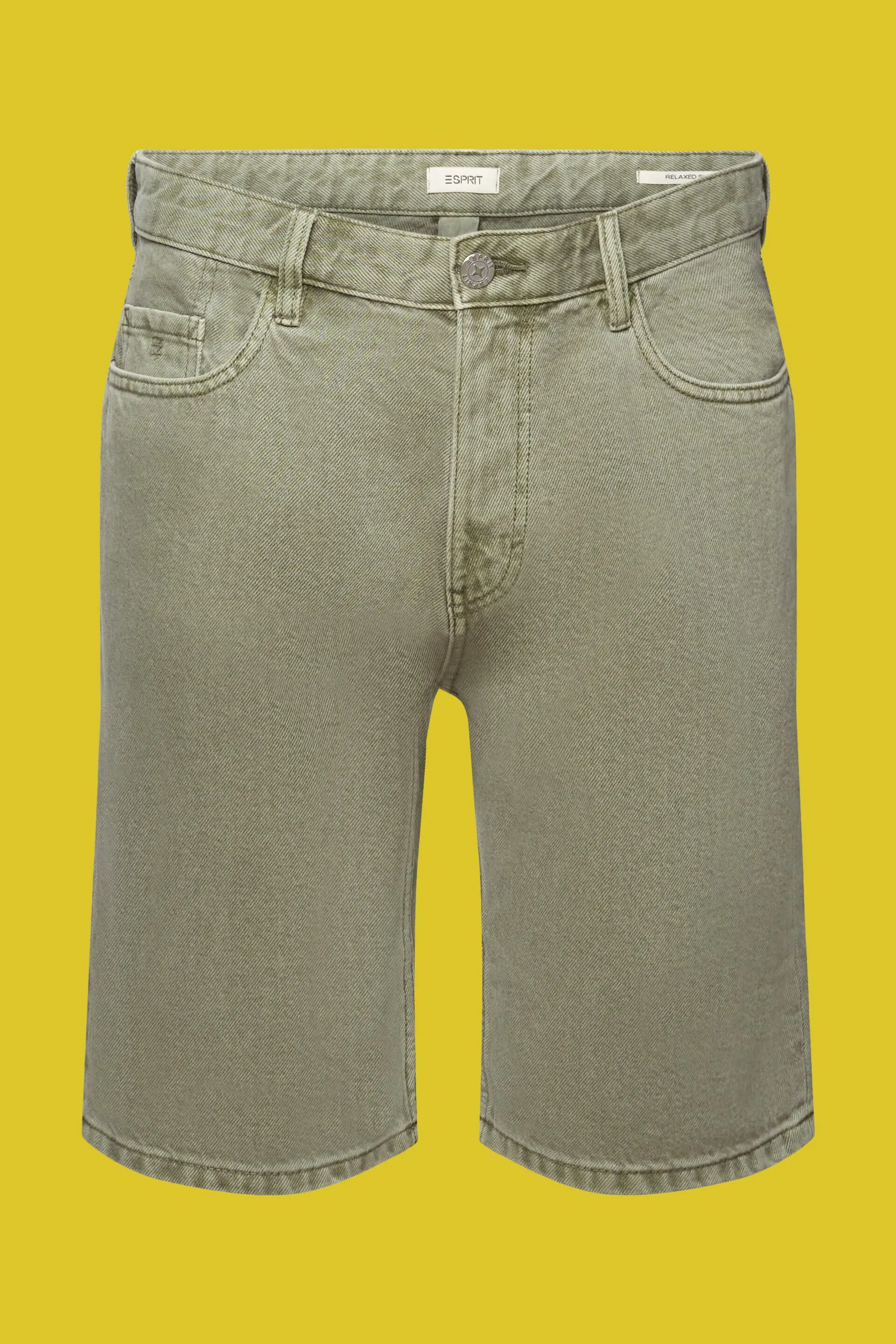 Shorts in denim colorato