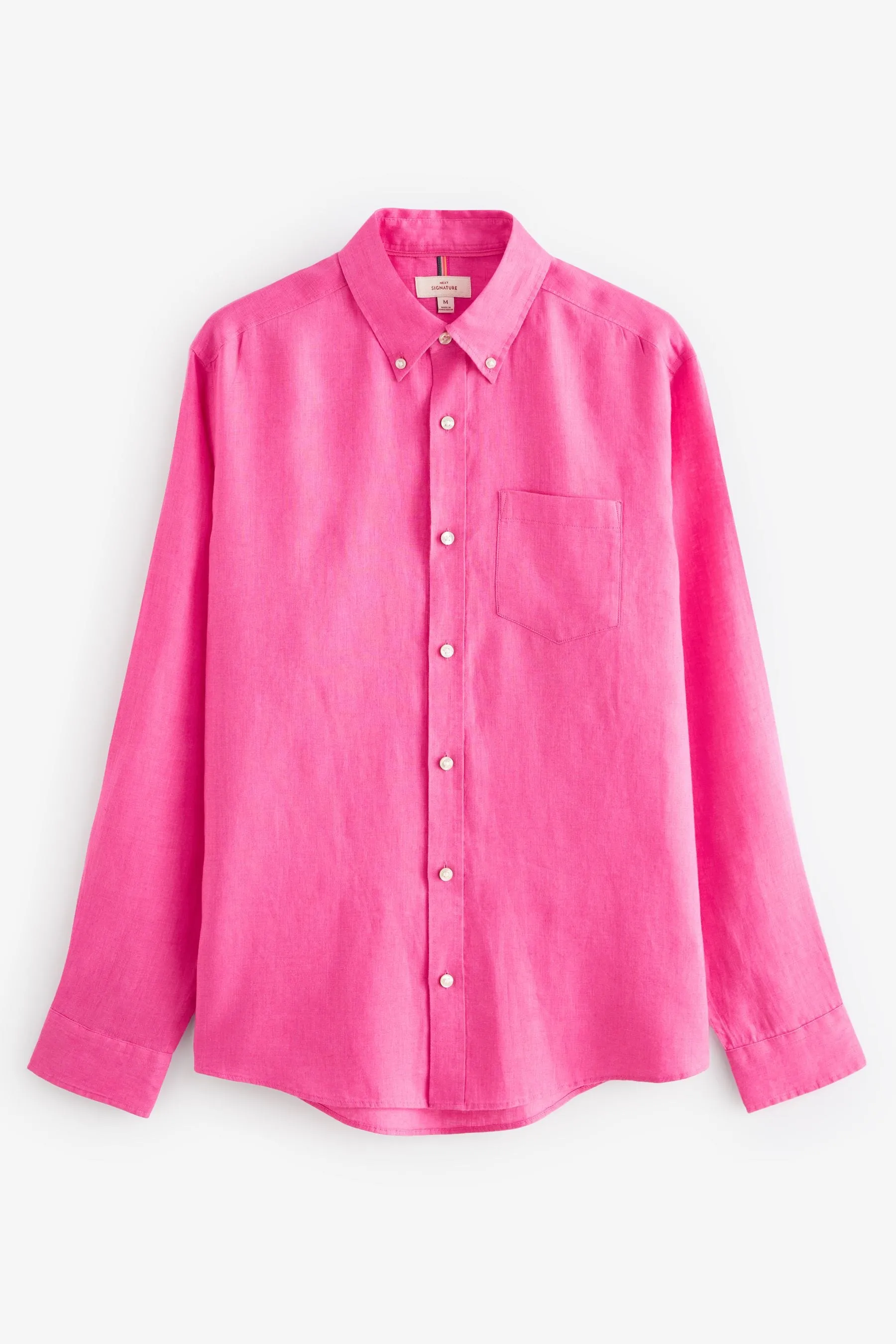 Signature - Camicia 100% lino in Manica lunga