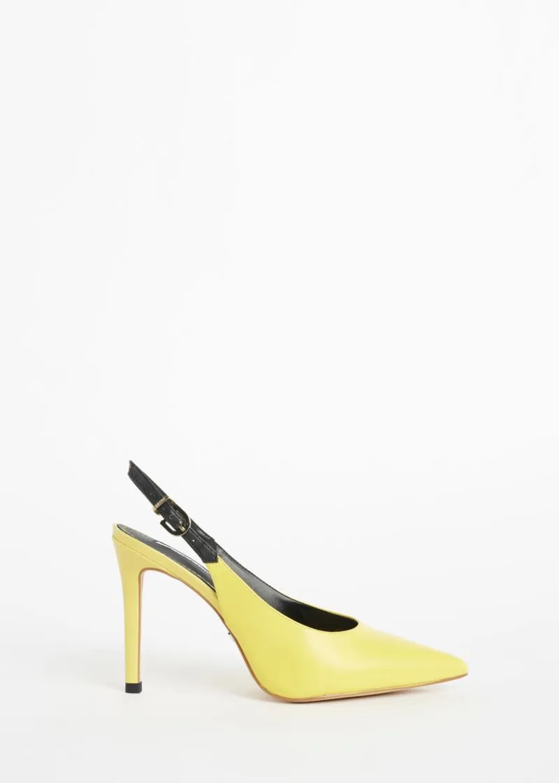 Slingback in nappa
