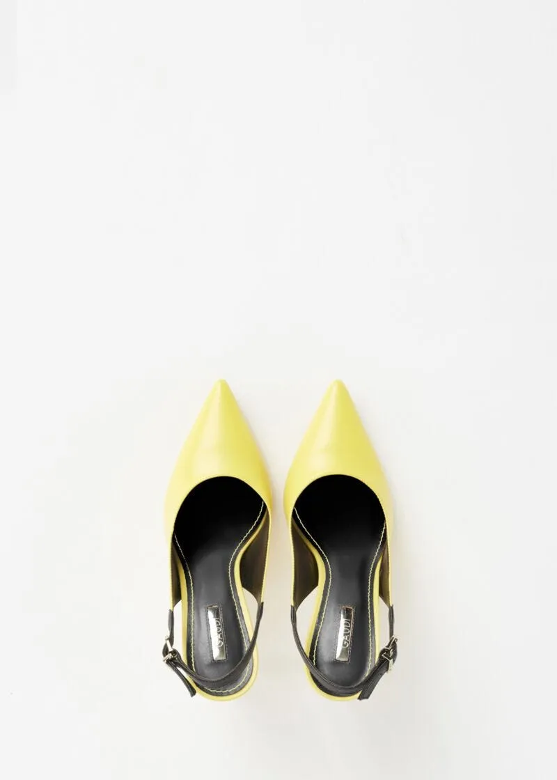 Slingback in nappa