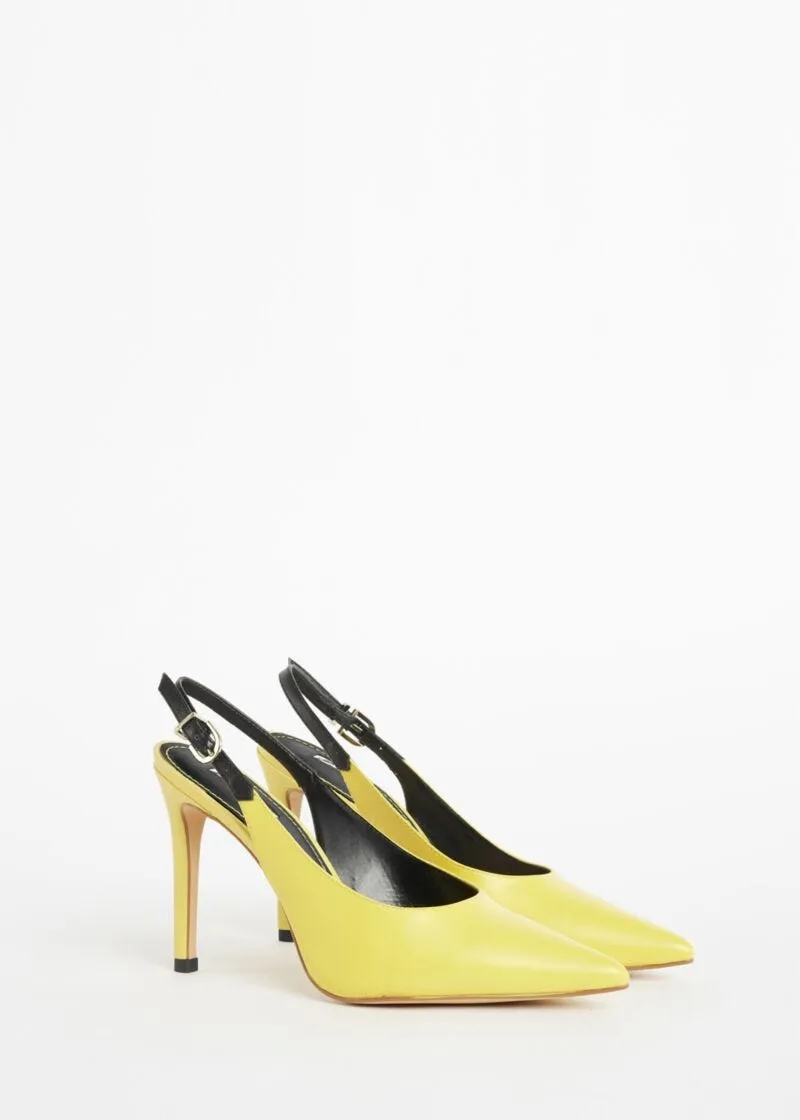 Slingback in nappa